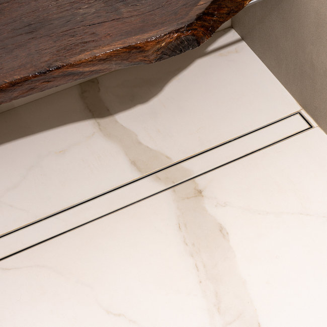 Douche met Marble White