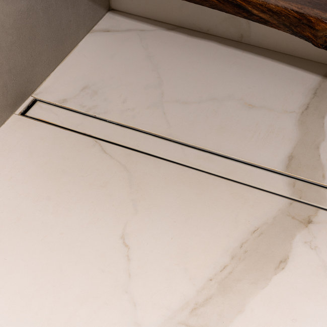 Douche met Marble White