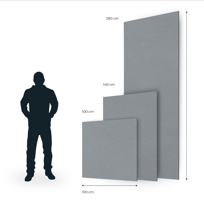 Concrete Grey wandpaneel 15 mm