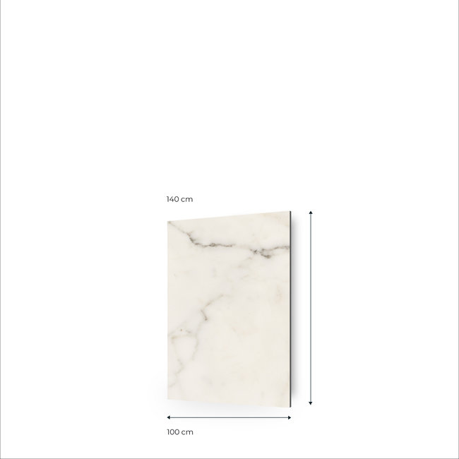Marble White wandpaneel 15 mm