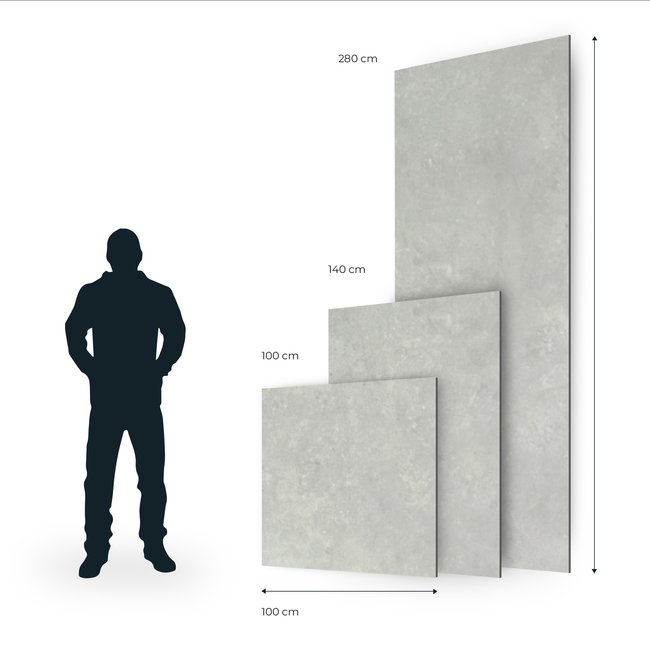 Jura Silver wandpaneel 13 mm