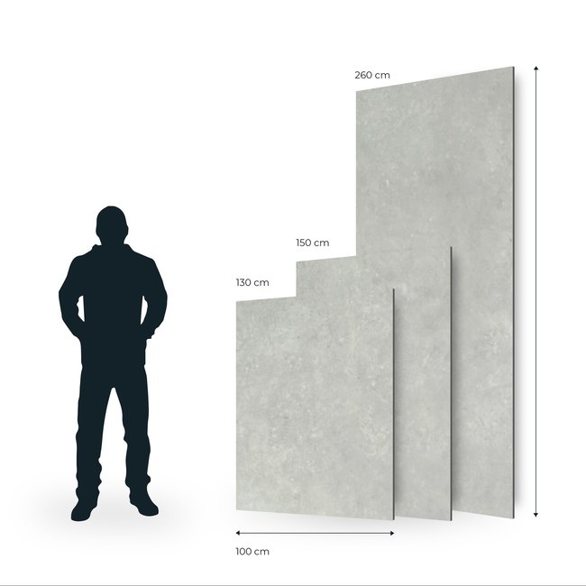 Jura Silver wandpaneel 13 mm