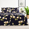 Charm & Co Dekbedovertrek Magnolia Blauw Charm & Co Dekbedovertrek Magnolia Blauw