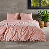 Charm & Co Dekbedovertrek Stonewashed Roze Charm & Co Dekbedovertrek Stonewashed Roze