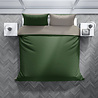Charm & Co Dekbedovertrek Dubbelzijdig Groen Taupe Charm & Co Dekbedovertrek Dubbelzijdig Groen Taupe