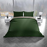 Charm & Co Dekbedovertrek Dubbelzijdig Groen Taupe Charm & Co Dekbedovertrek Dubbelzijdig Groen Taupe