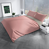Charm & Co Dekbedovertrek Dubbelzijdig Roze Taupe Charm & Co Dekbedovertrek Dubbelzijdig Roze Taupe
