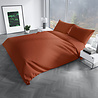 Charm & Co Dekbedovertrek Effen Terracotta Charm & Co Dekbedovertrek Effen Terracotta