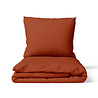 Charm & Co Dekbedovertrek Effen Terracotta Charm & Co Dekbedovertrek Effen Terracotta