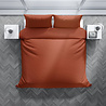 Charm & Co Dekbedovertrek Effen Terracotta Charm & Co Dekbedovertrek Effen Terracotta