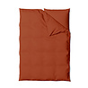 Charm & Co Dekbedovertrek Effen Terracotta Charm & Co Dekbedovertrek Effen Terracotta