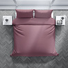 Charm & Co Dekbedovertrek Effen Deco Rose Charm & Co Dekbedovertrek Effen Deco Rose