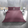 Charm & Co Dekbedovertrek Effen Deco Rose Charm & Co Dekbedovertrek Effen Deco Rose