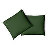 Charm & Co Kussensloop Set Groen - 2 stuks Charm & Co Kussensloop Set Groen - 2 stuks