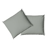 Charm & Co Kussensloop Set Grijs - 2 stuks Charm & Co Kussensloop Set Grijs - 2 stuks