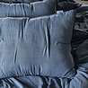 Charm & Co Kussensloop Stonewashed Blauw Charm & Co Kussensloop Stonewashed Blauw