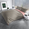 Charm & Co Dekbedovertrek Dubbelzijdig Roze Taupe Charm & Co Dekbedovertrek Dubbelzijdig Roze Taupe