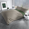 Charm & Co Dekbedovertrek Dubbelzijdig Groen Taupe Charm & Co Dekbedovertrek Dubbelzijdig Groen Taupe