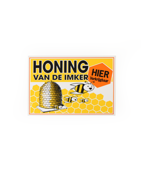 Bord 'honing van de imker'