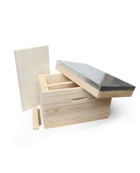 Complete vuren zesraamskast