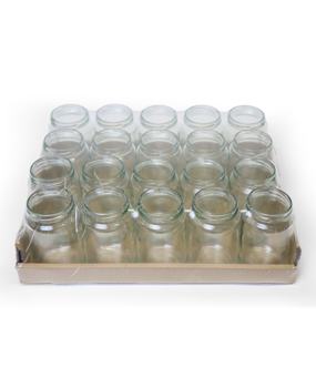 Glazen pot 370ml/450gr 20st