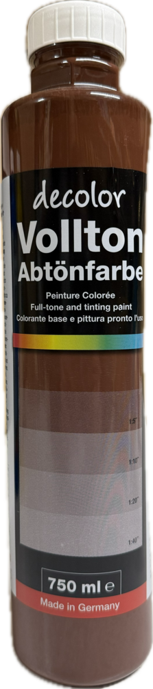 Kastverf bruin 750ml Kastverf bruin 750ml