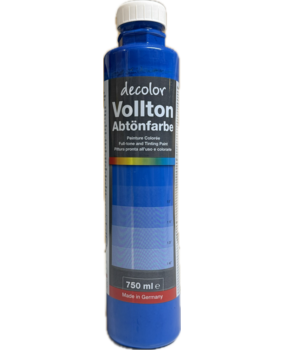 Kastverf blauw 750ml