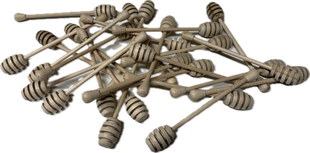 Honinglepel hout 100 stuks