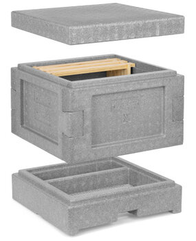 Miniplus compleet met ramen grijs Miniplus compleet met ramen grijs