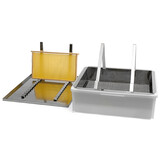 Ontzegelbak inclusief ramenhouder