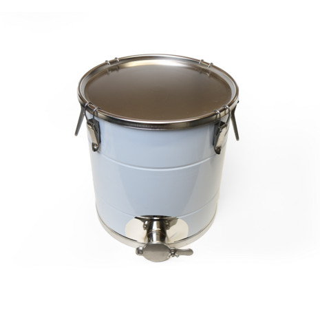 Roestvrijstalen aftapvat 25 kg