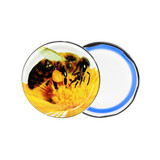 Deksel bij met bloem