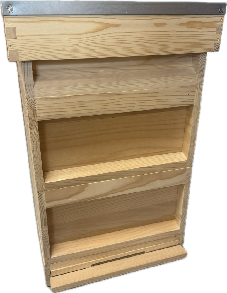 Complete spaarkast vurenhout (inclusief ramen en afstandstrips)