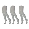 3 Pack Maillots - Rib - Grijs