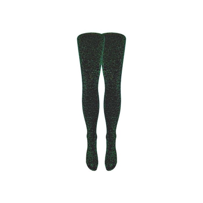 Kindermaillot - Glitter - Zwart-Groen