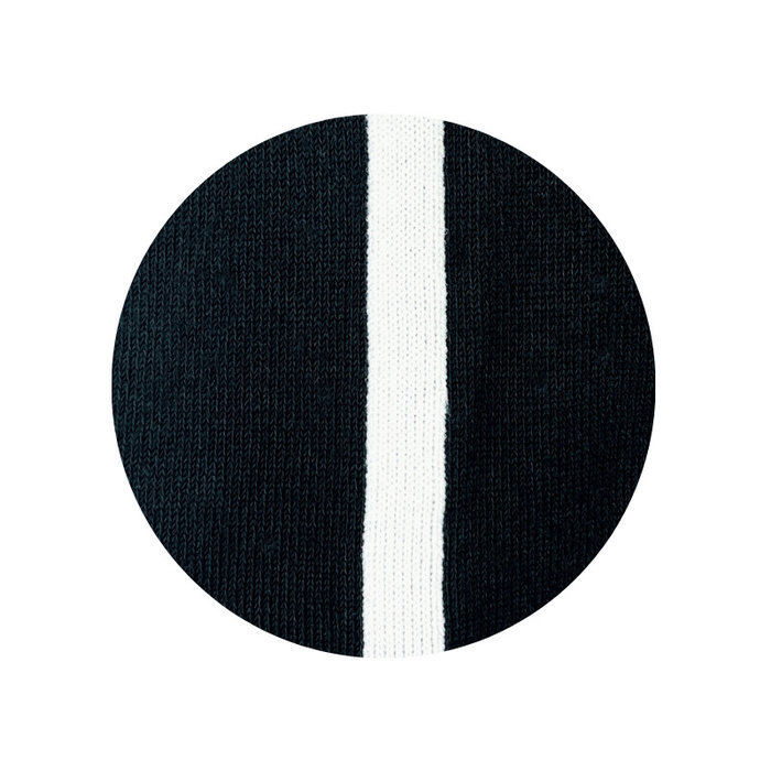 Kindermaillot - Streep - Zwart/Wit