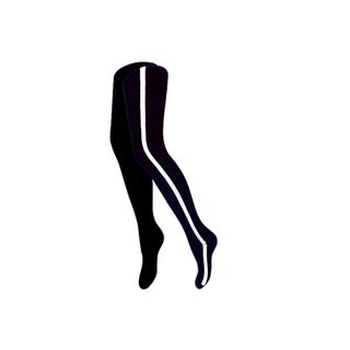 Kindermaillot - Streep - Zwart/Wit