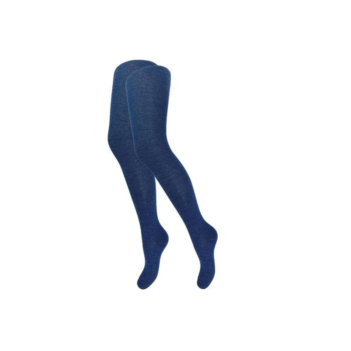 Kindermaillot - Glitter - Blauw gemêleerd