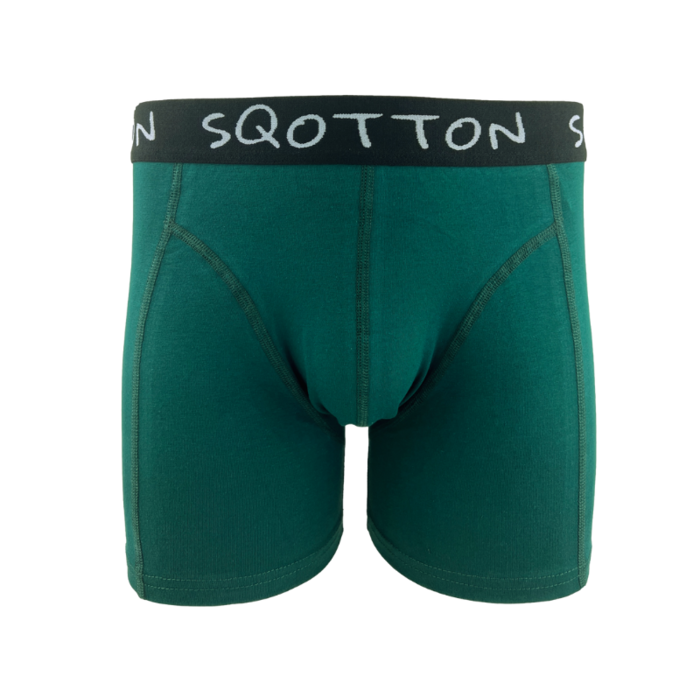 Boxershort - SQOTTON® - Basic - Groen