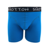 Boxershort - SQOTTON® - Basic - Aqua Blauw