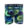 Boxershort - SQOTTON® - Vintage - Groen/Blauw