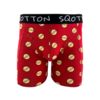 Boxershort - SQOTTON® - Bliksem - Rood