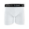 Boxershort - SQOTTON® - Basic - Wit