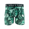 Boxershort - SQOTTON® - Jungle - Groen/Wit