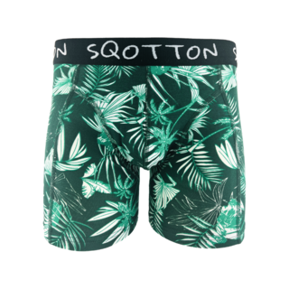 Boxershort Jungle Groen/Wit