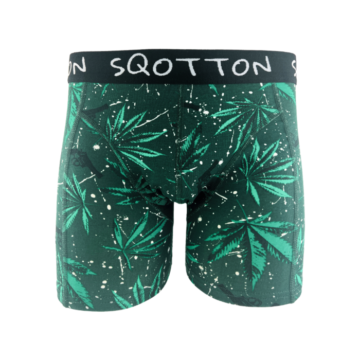 Boxershort - SQOTTON® - Wiet - Groen