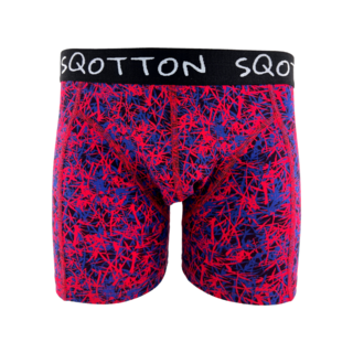 Boxershort Criss Cross Rood/Blauw