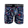 Boxershort - SQOTTON® - Stars - Marineblauw