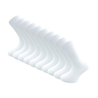 10 paar Kindersokken - SQOTTON® - Wit