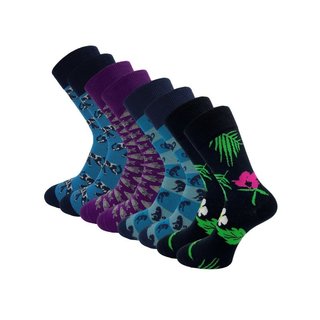 8 paar Naadloze sokken Tropical